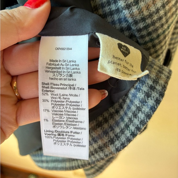 EUC Madewell Dorset Blazer in Bowne Plaid/ Color Essex Houndstooth Menswear (M) - Picture 15 of 15